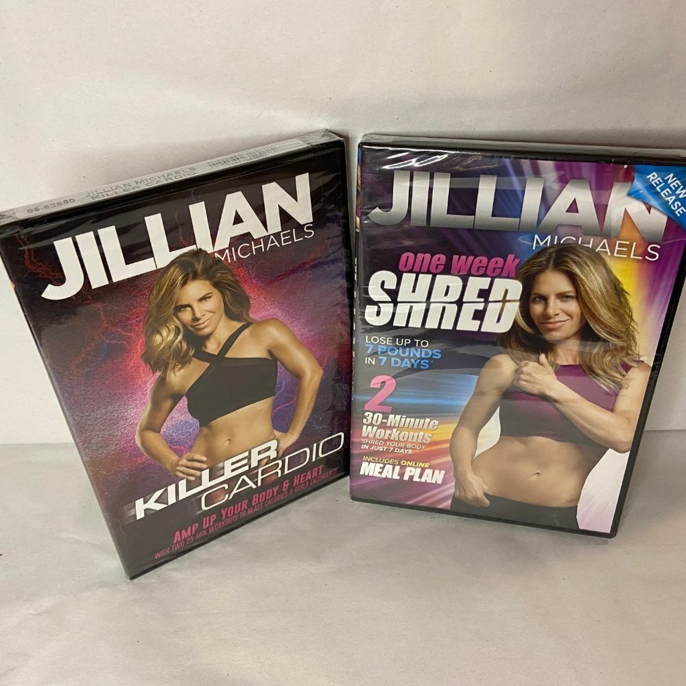 Set of two Jillian Michaels Fitness DVDs - Brand new!